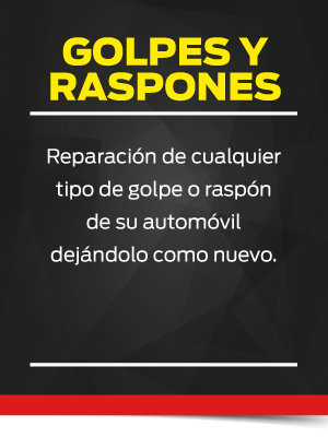 GAMA golpes y raspones